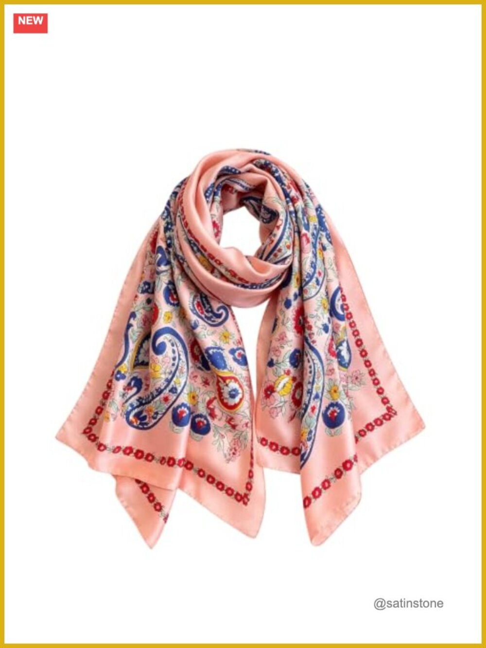 100% Mulberry Silk Scarf Long Lightweight Shawl Wrap